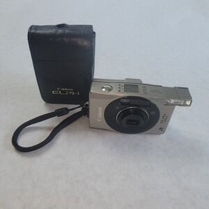 Canon Elph 370Z Zoom Lens Silver Point Shoot Digital Camera with Case